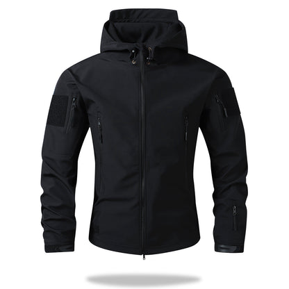 3-In-1 Windproof Jacket - Black