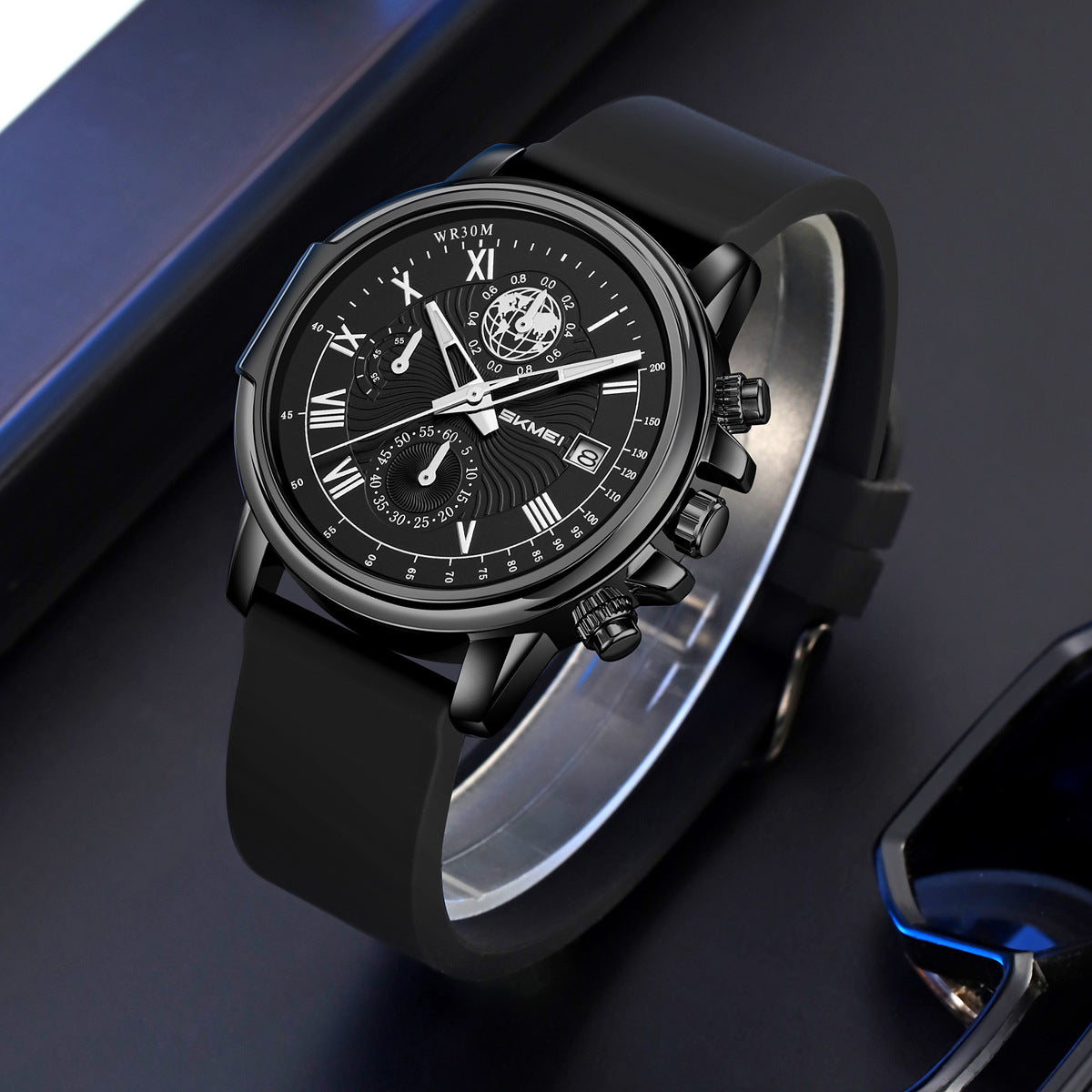 SKMEI-Fashion Business Men's Waterproof Quartz Watch-2468