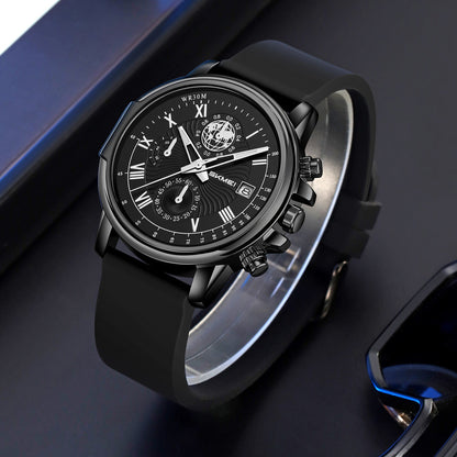 SKMEI-Fashion Business Men's Waterproof Quartz Watch-2468