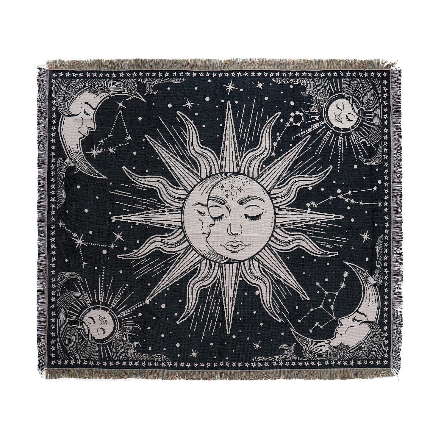 Home Decor Tapestry-Celestial Sun Moon Tapestry