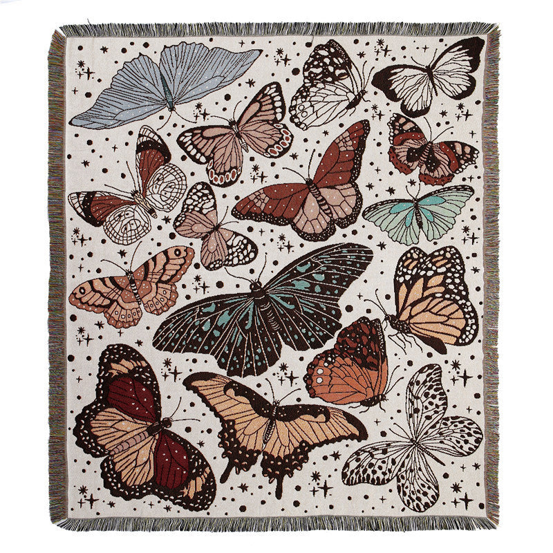 Home Decor Tapestry-Boho Butterfly Decor Blanket