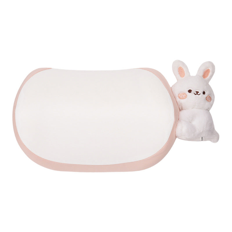 Ice Silk Car Headrest / Waist Set - Cartoon