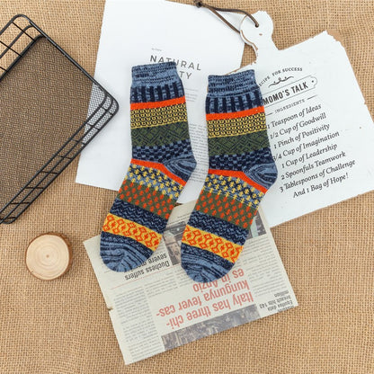 Autumn and winter men's thickened wool socks