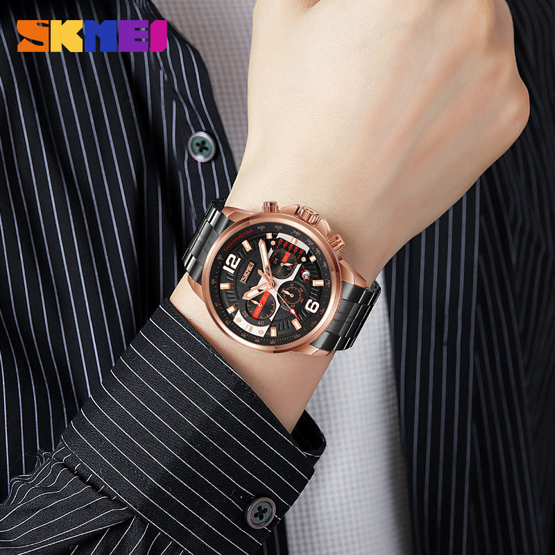 SKMEI-Fashion Business Men's Waterproof Quartz Watch-9332