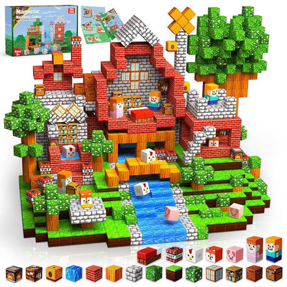 PIXEL CUBE Magnetice -[ Big Animal Home ]150pcs