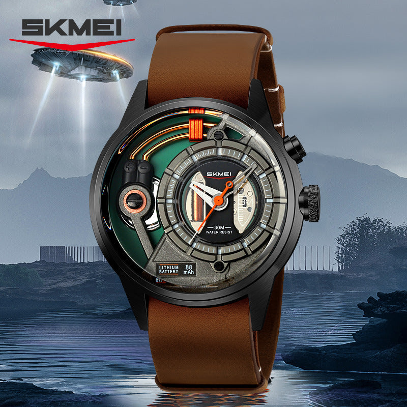 SKMEI-Fashion Business Men's Waterproof Quartz Watch-2333