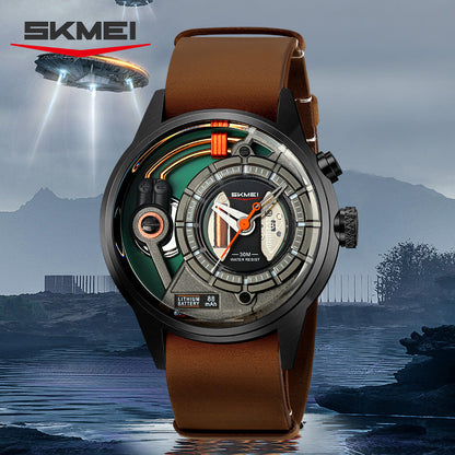 SKMEI-Fashion Business Men's Waterproof Quartz Watch-2333