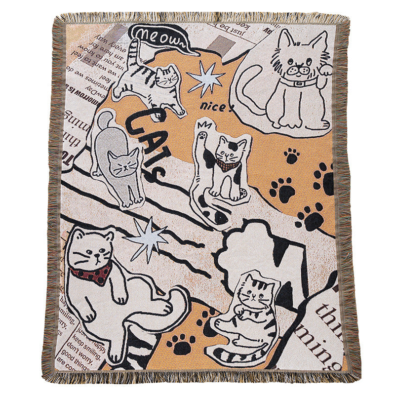 Home Decor Tapestry-Pussy's Afternoon Graffiti
