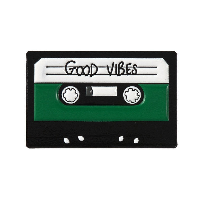 Cassette Travel Enamel Pin for Backpacks by CAVE