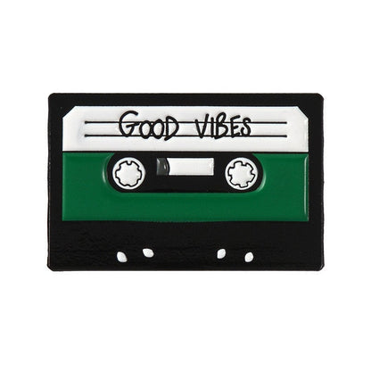 Cassette Travel Enamel Pin for Backpacks by CAVE