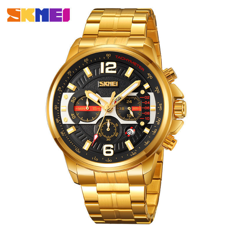 SKMEI-Fashion Business Men's Waterproof Quartz Watch-9332