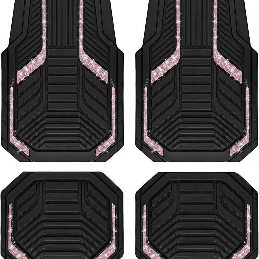 Car Floor Mats - 4-Piece Set (Easy to Maintain)