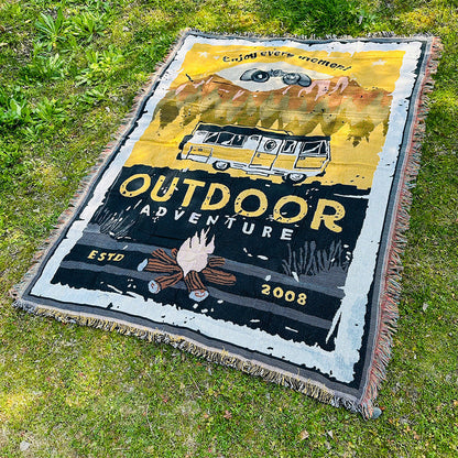 Home Decor Tapestry-Retro Outdoor Adventure Tapestry