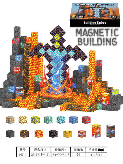PIXEL CUBE Magnetice-[Jian Ban Mine]-100PCS