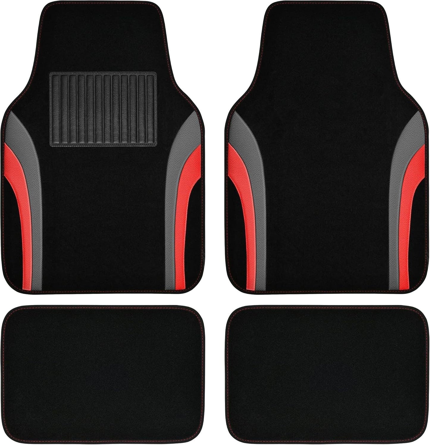 Car Floor Mats - 4-Piece Set (Plush Velvet)