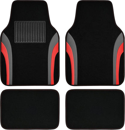 Car Floor Mats - 4-Piece Set (Plush Velvet)