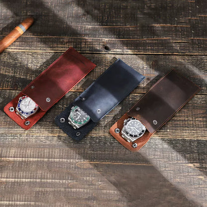 Vintage Leather - Watch Storage Bag (Single)