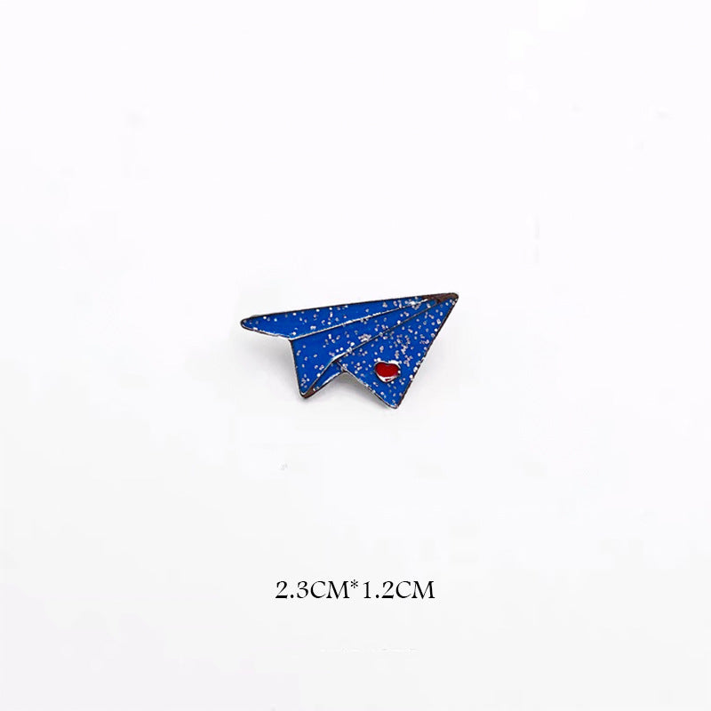Plane Travel Enamel Pin for Backpacks  by CAVE