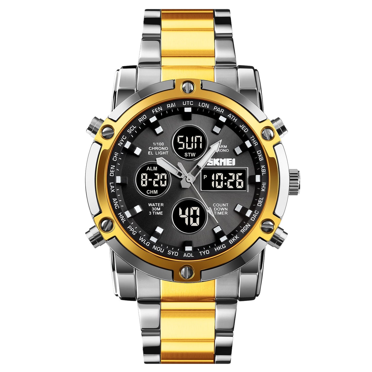 SKMIE - Waterproof Digital Sports Watch for Men - Outdoor Adventure Style-1389