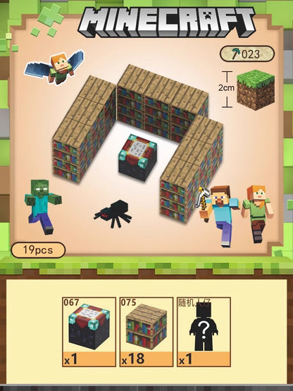 PIXEL CUBE Magnetic- [Enchantment Table] 19pcs