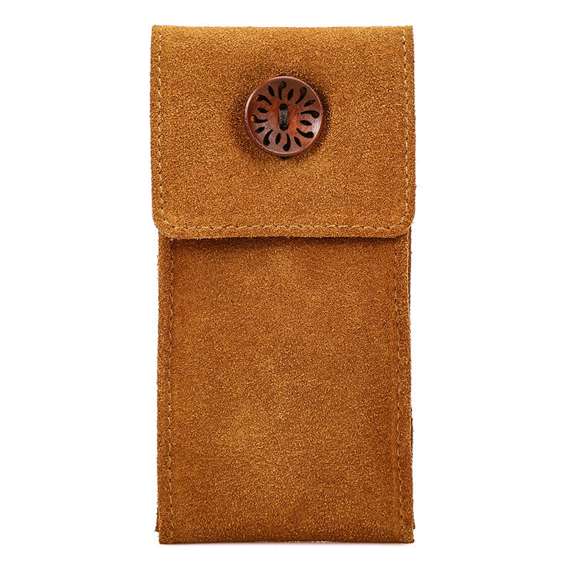 Vintage Velvet Leather Watch Bag - Handmade (Single)