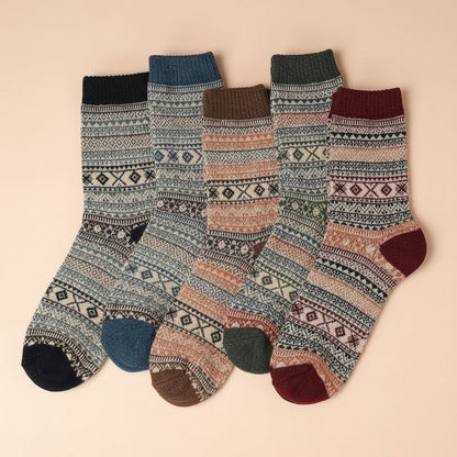 5 Pairs Pack- cotton socks package (mixed color pre-pack)