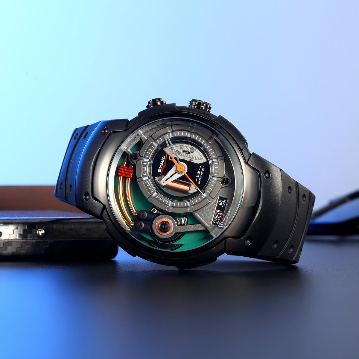 SKMEI-Fashion Business Men's Waterproof Quartz Watch-2535