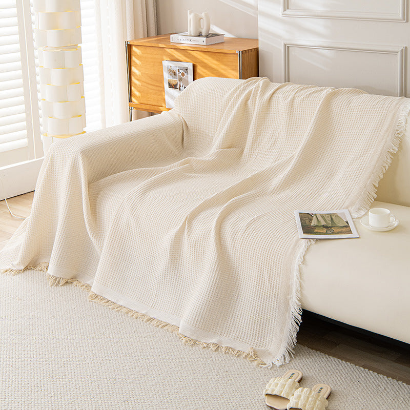 Home Decor Blanket-Cream