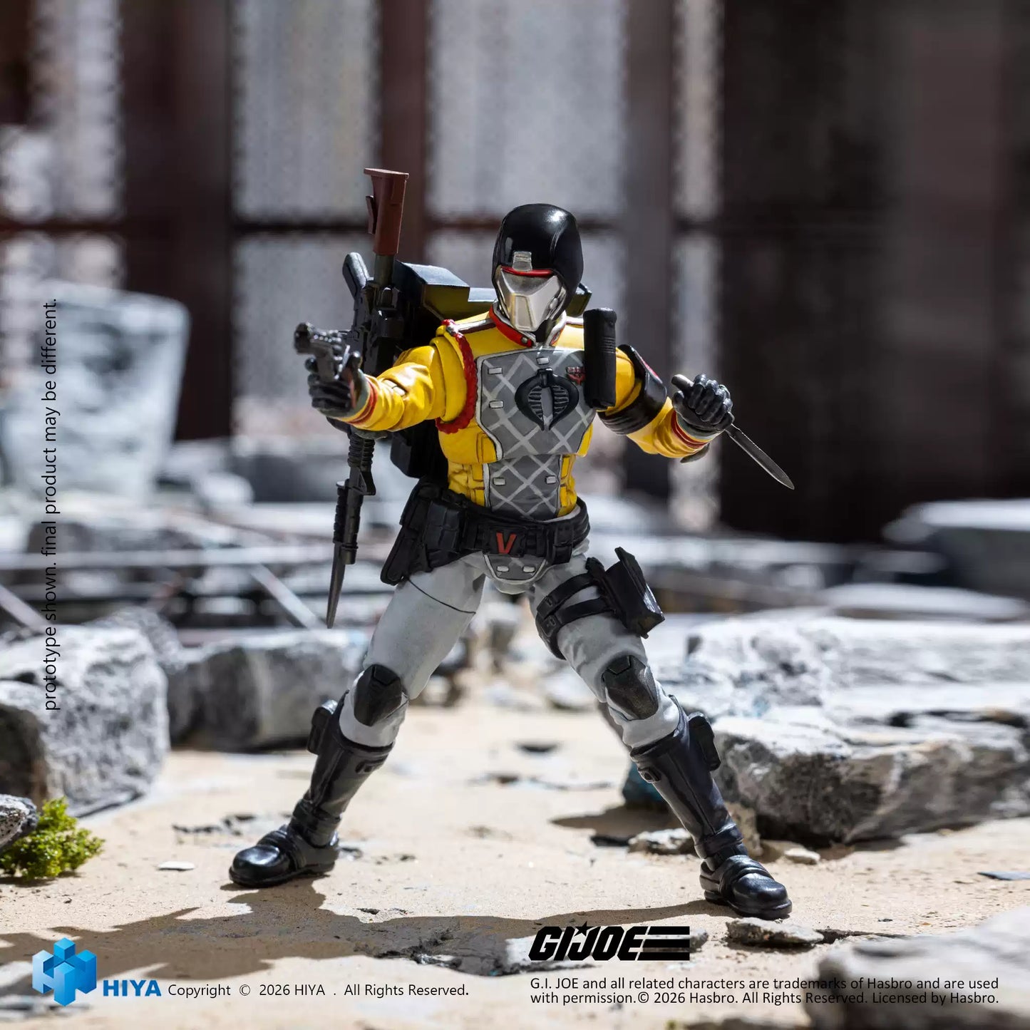 G.I.Joe Crimson Guard Python Patrol Version - HIYA Exquisite Mini Series 1/18 Scale Action Figure