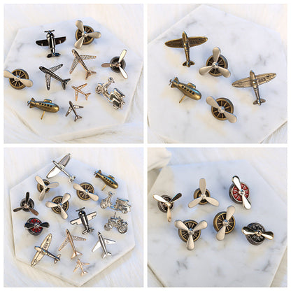 Biplane Travel Enamel Pin for Backpacks  by CAVE