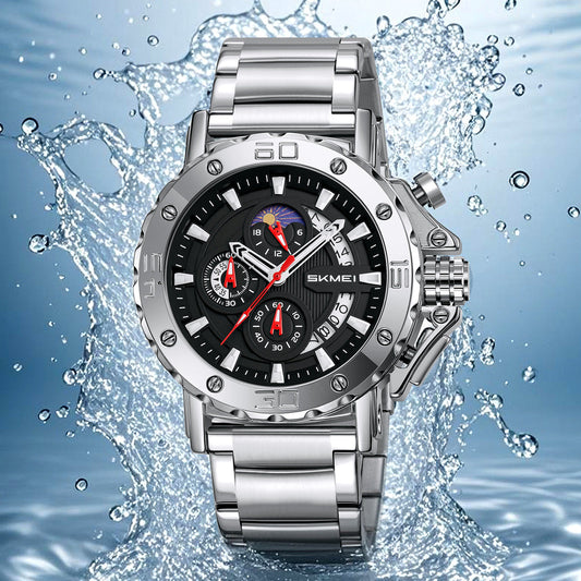 SKMEI-Fashion Business Men's Waterproof Quartz Watch-9344