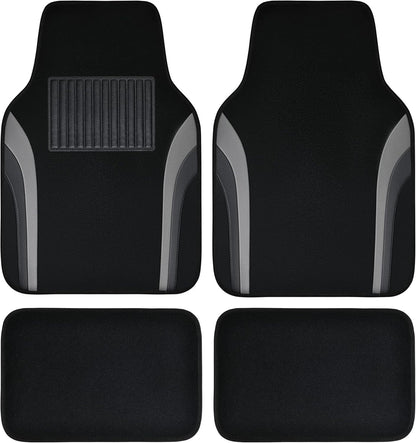 Car Floor Mats - 4-Piece Set (Plush Velvet)
