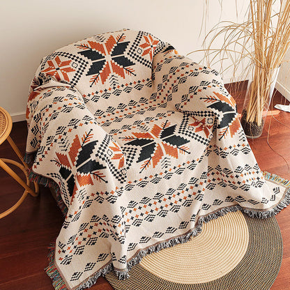 Home Decor Blanket-Orange Maple
