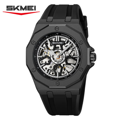 SKMEI Fashion Hollow Carved Square Men's Mechanical Watch-M036
