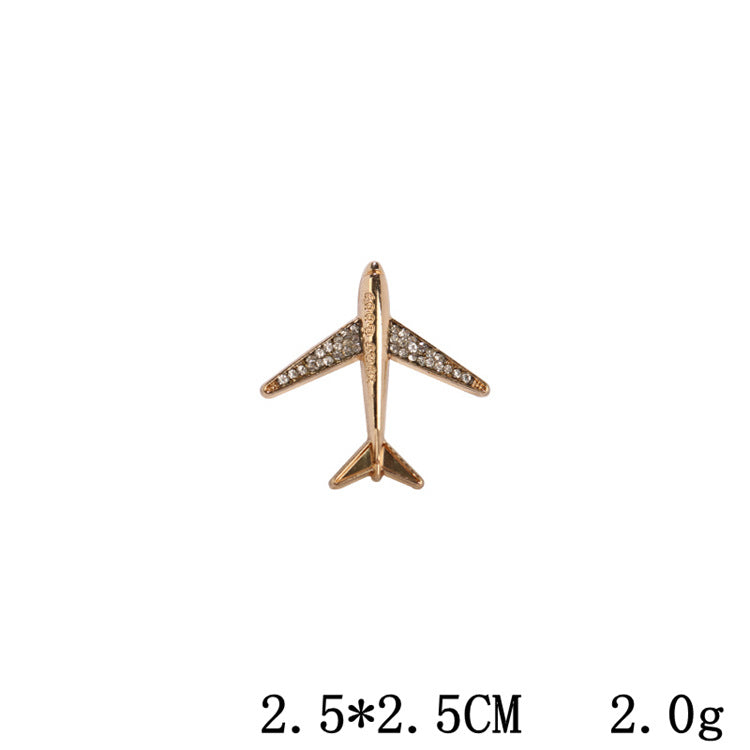 Plane 2 Travel Enamel Pin for Backpacks  by CAVE