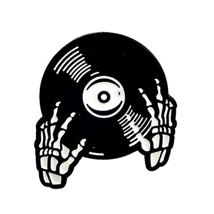 Skull Travel Enamel Pin for Backpacks by CAVE