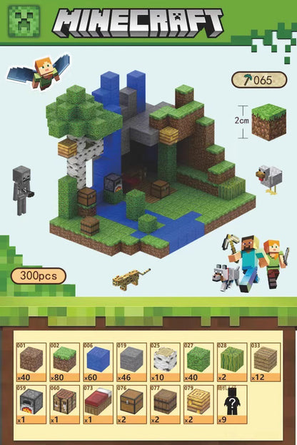 PIXEL CUBE Magnetic- [Jungle Creek] 300pcs+9dolls