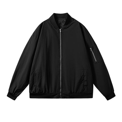 Waterproof Bomber Jacket- Black