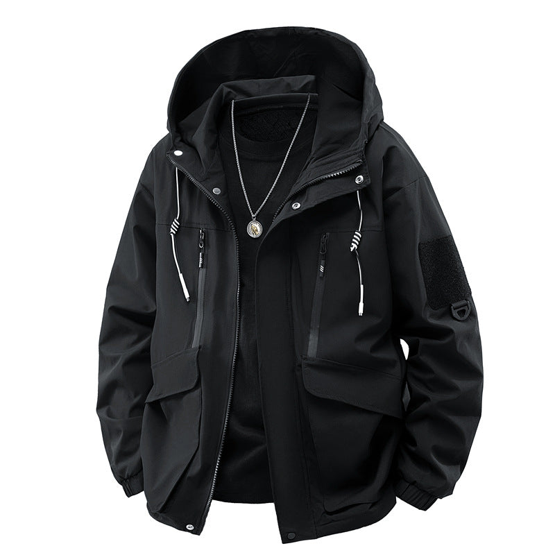 Velcro Versatile Jacket - Black