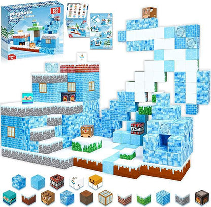 PIXEL CUBE Magnetic-[Ice and Snow] 100pcs