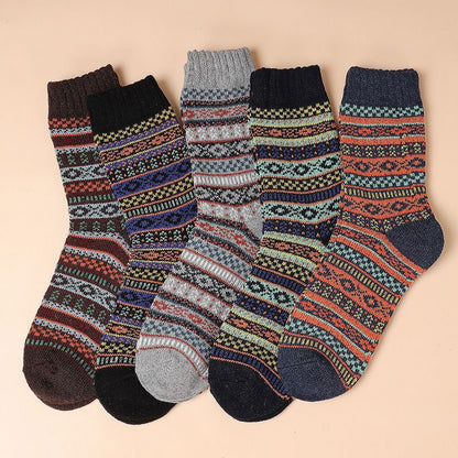 5 Pairs Pack- cotton socks package (mixed color pre-pack)