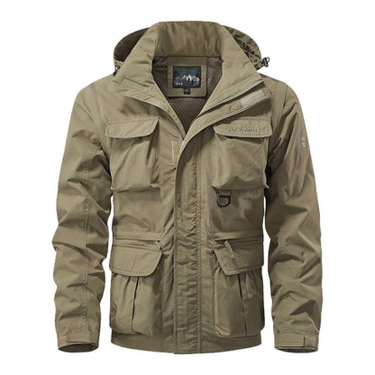 Windproof Tactical  Jacket - Khaki