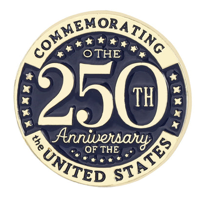 250 Anniversary Travel Enamel Pin for Backpacks   by CAVE