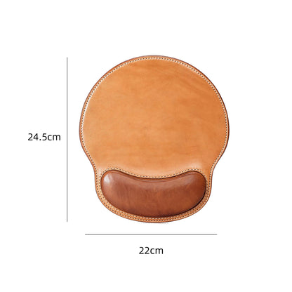 HALF WORK Disposable Cowhide-7mm Thick Wrist Handmade Leather Pad