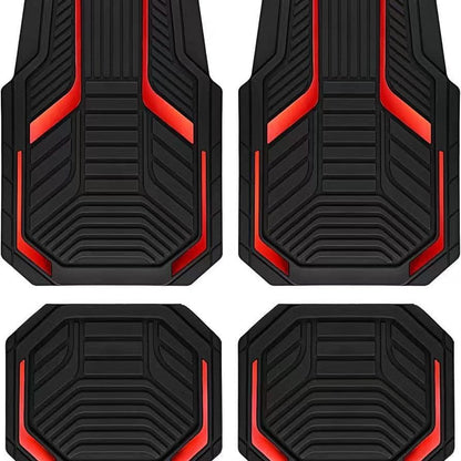 Car Floor Mats - 4-Piece Set (Easy to Maintain)