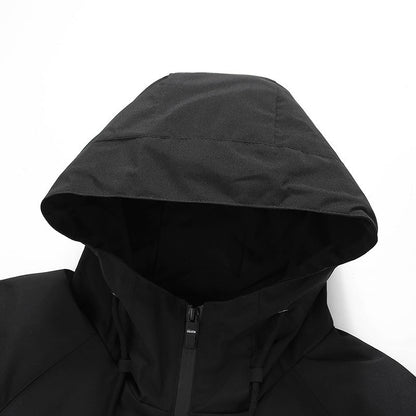 Waterproof Hiking Parka -Black