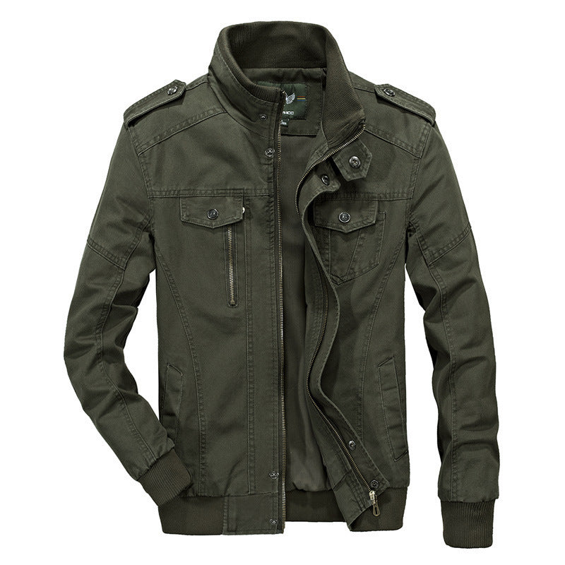 Stand-Up Jacket - Army Green