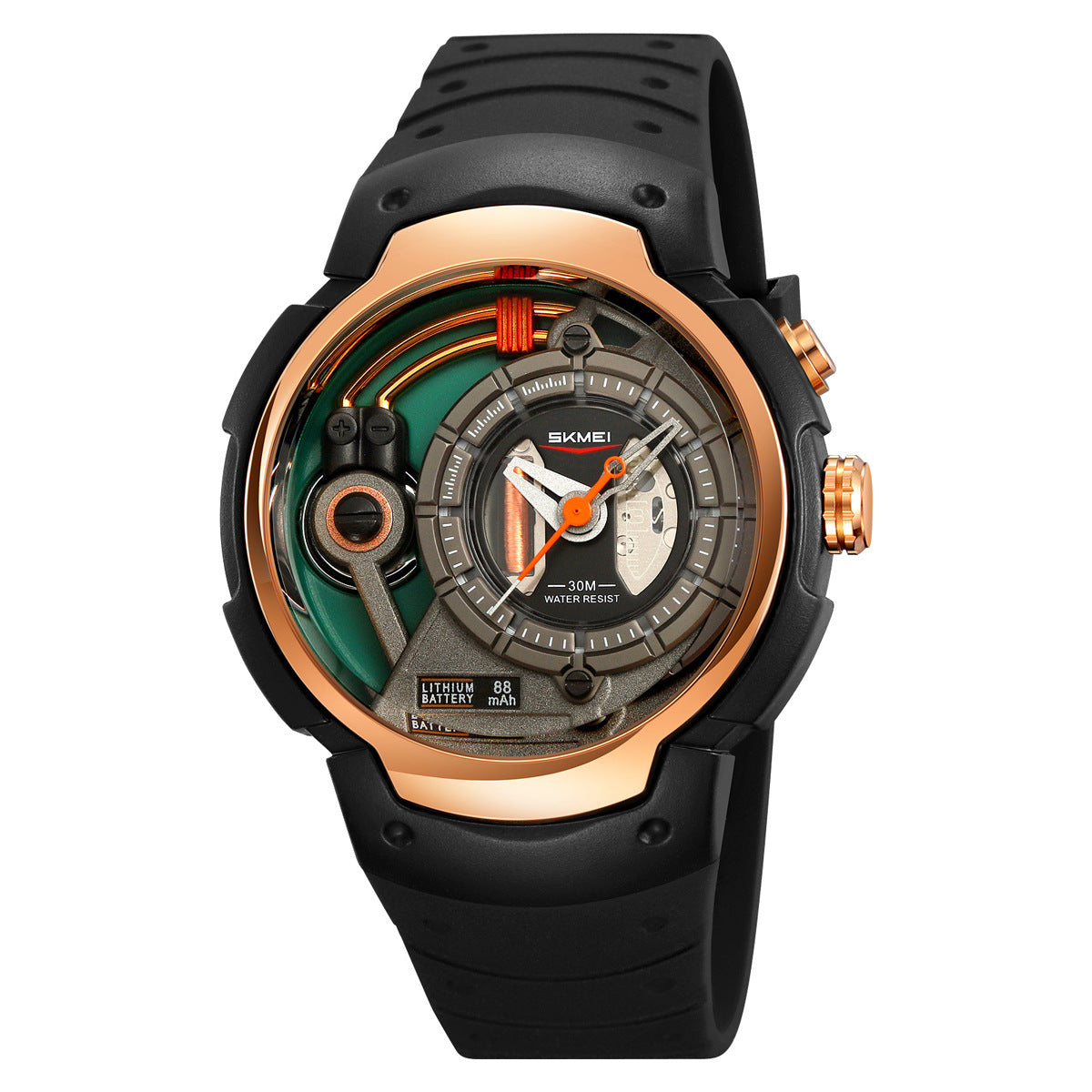 SKMEI-Fashion Business Men's Waterproof Quartz Watch-2531