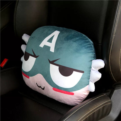 Car Headrest & Waist Support- Cute Cartoon Character Styling