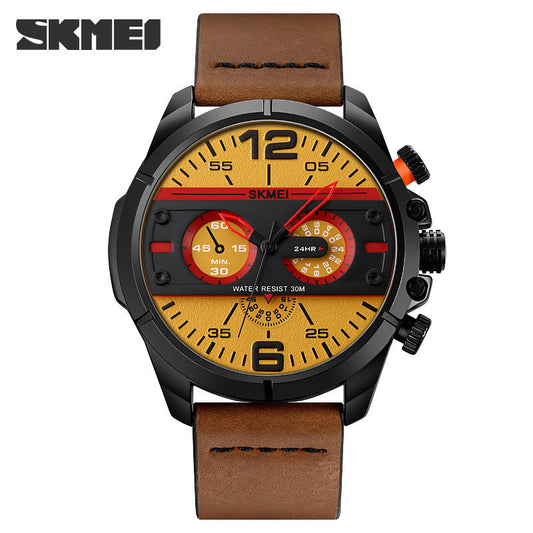 SKMEI-Fashion Business Men's Waterproof Quartz Watch-1846